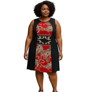 Addition Elle Sleeveless Dress Black